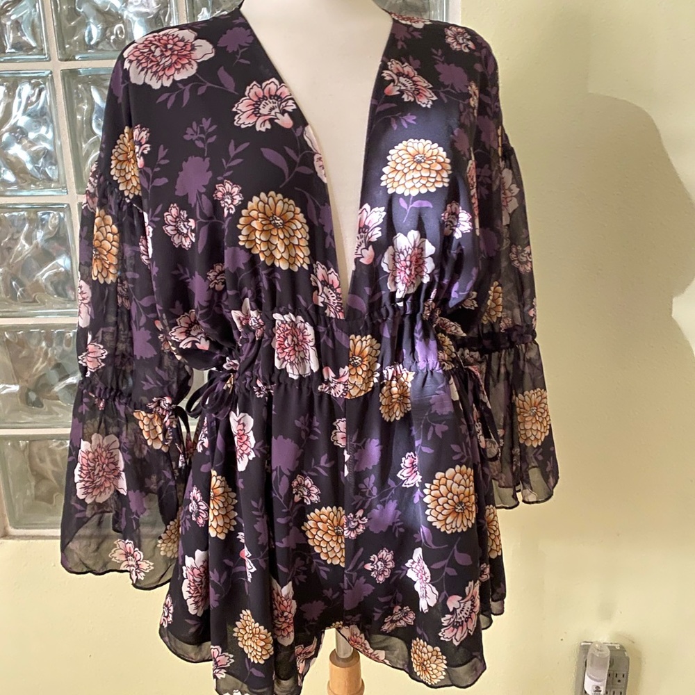 Summery floral romper